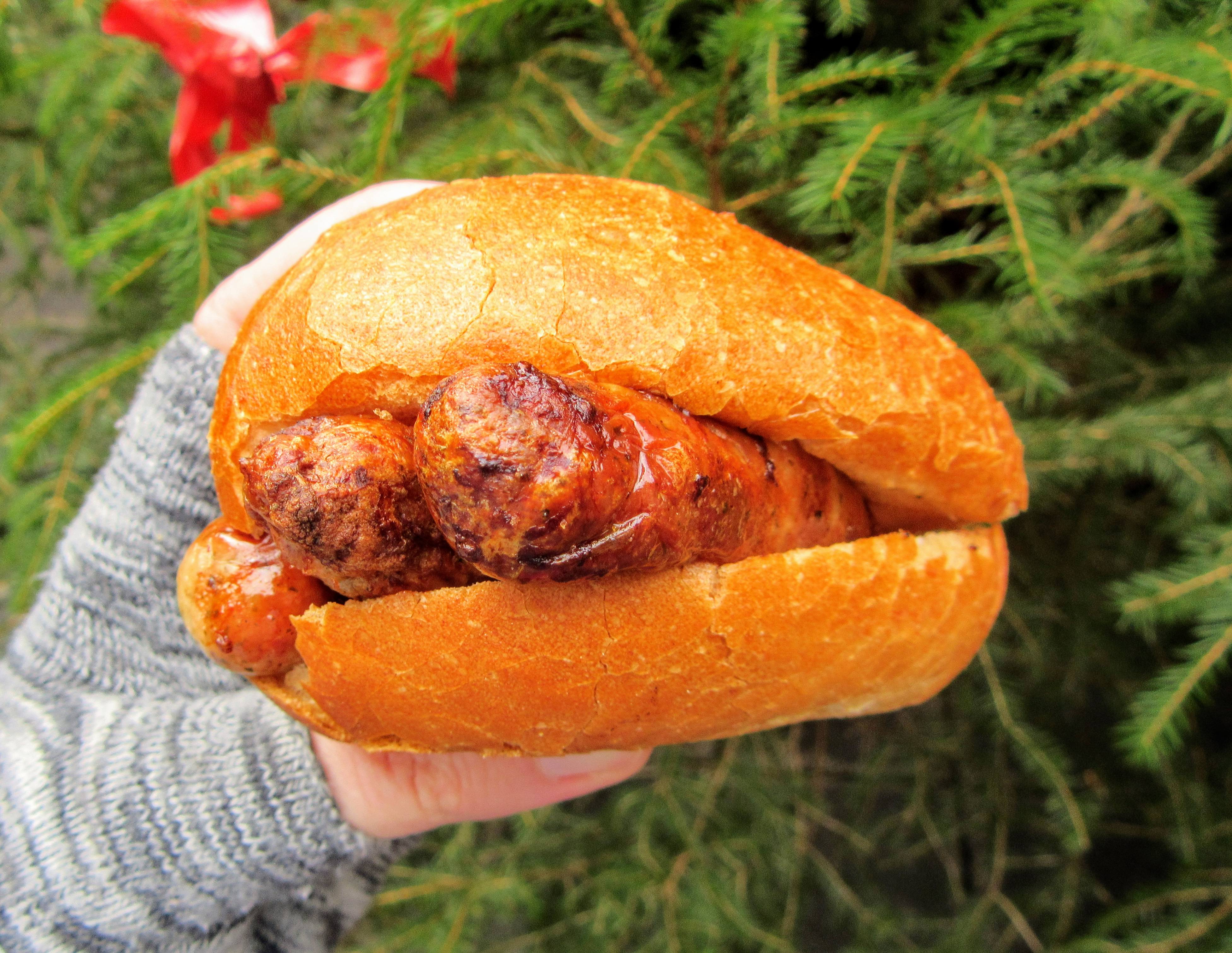 Drei im Weckla (Nürnberger Bratwurst). | 100 Days Back Home.