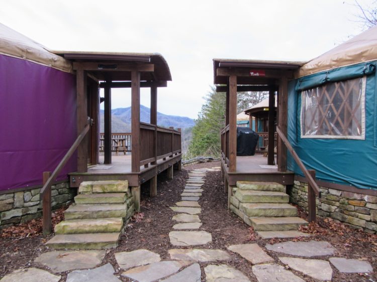 Glamping NC: Staying at the Sky Ridge Yurts near Bryson City. | My Meena Life