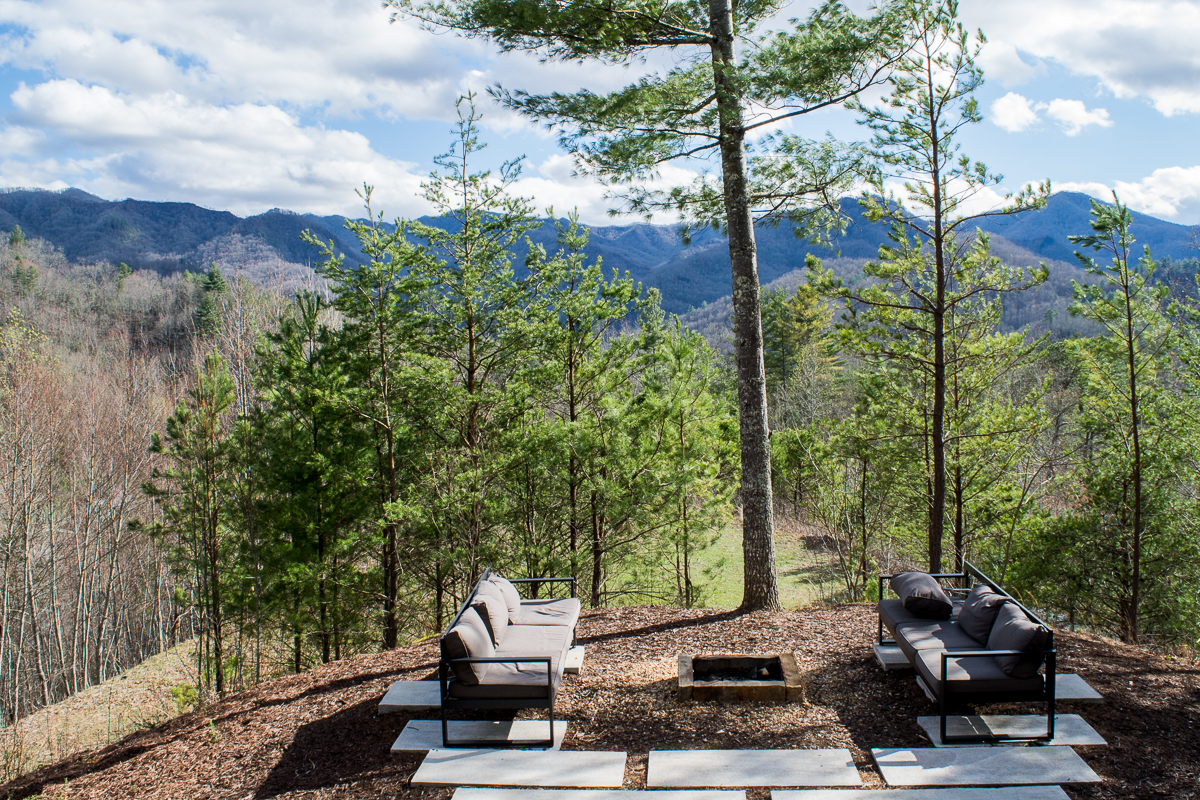 Mountain views.