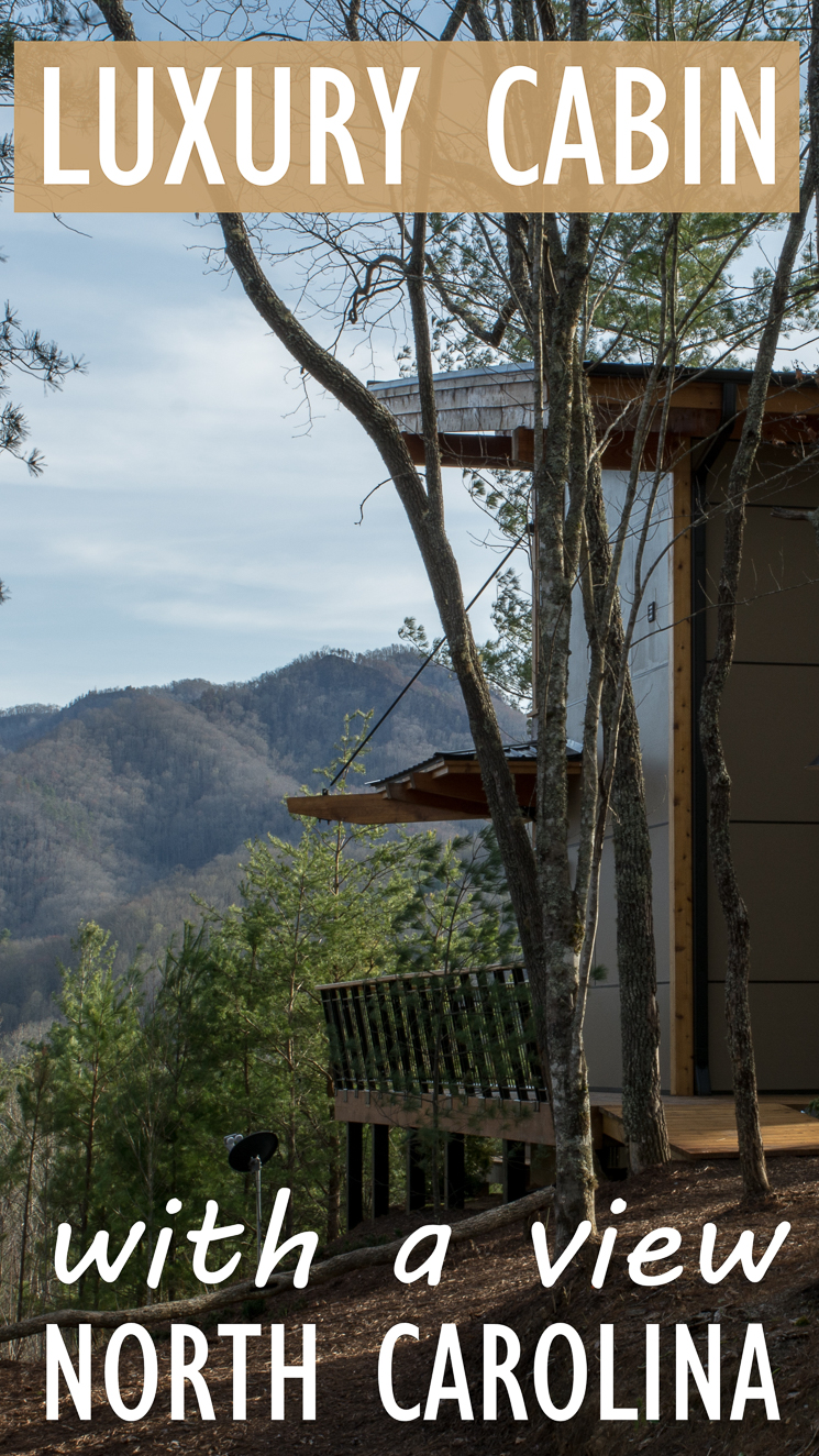 The Stecoah House is a two story luxury cabin rental located 20 minutes from the heart of Bryson City in North Carolina. Its stunning floor to ceiling windows, open loft design, and 180 degree mountain views make it a dreamy vacation spot.