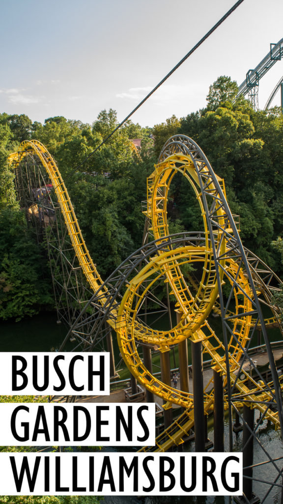 Almost everything you need to know about visiting Busch Gardens Williamsburg in Virginia | Tips for visiting Busch Gardens Williamsburg | Theme park reviews | Busch Gardens Williamsburg review | What to see at Busch Gardens Williamsburg | Theme parks | Roller coasters | Loch Ness Monster Roller Coaster | Theme parks in Virginia | Busch Gardens | Amusement parks Virginia.