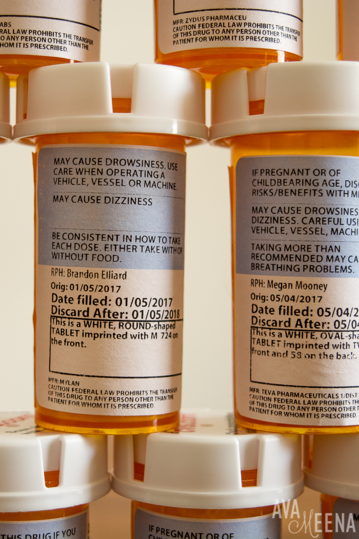 Stacked pill bottles. | The ABC’s of Lupus. (Or, 26 Things About Lupus.)