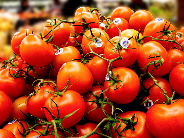 Tomatoes. | Going Grocery Shopping in Germany. Photo by Janine via Flickr.